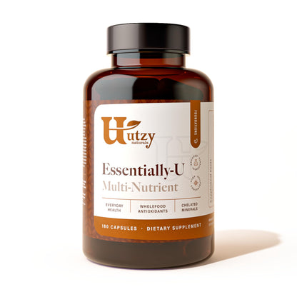 Utzy Naturals Essentially-U Multi-Nutrient | Whole Food Antioxidants + Chelated Minerals for Everyday Health | 180 Capsules Utzy NaturalsBuy Supplements Australia