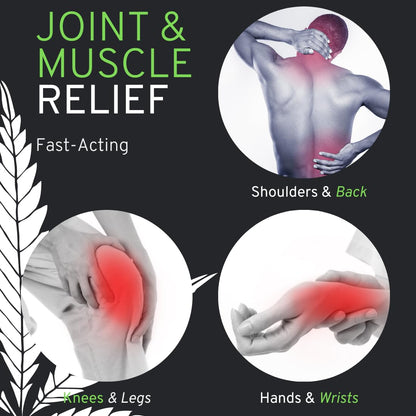 Hemp Relief Stick - Hemp Oil, Menthol & Camphor, Fast-Acting Relief for Muscles, Joints and Nerves - 3 oz Relm WellnessBuy Supplements Australia