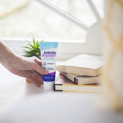 Arthritis Wonder Pain Relief Cream, 4 oz – Arthritis Pain Relief Cream for Hand, Knee, Foot and Wrist Joints – Fast-Acting, Deep Penetrating, Non-Greasy Formula with Natural Wogonin - 3 Pack Arthritis WonderBuy Supplements Australia