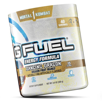 G fuel Mortal Kombat Dancing Dragon Energy Powder, Sugar Free, Clean Caffeine Focus G fuelBuy Supplements Australia