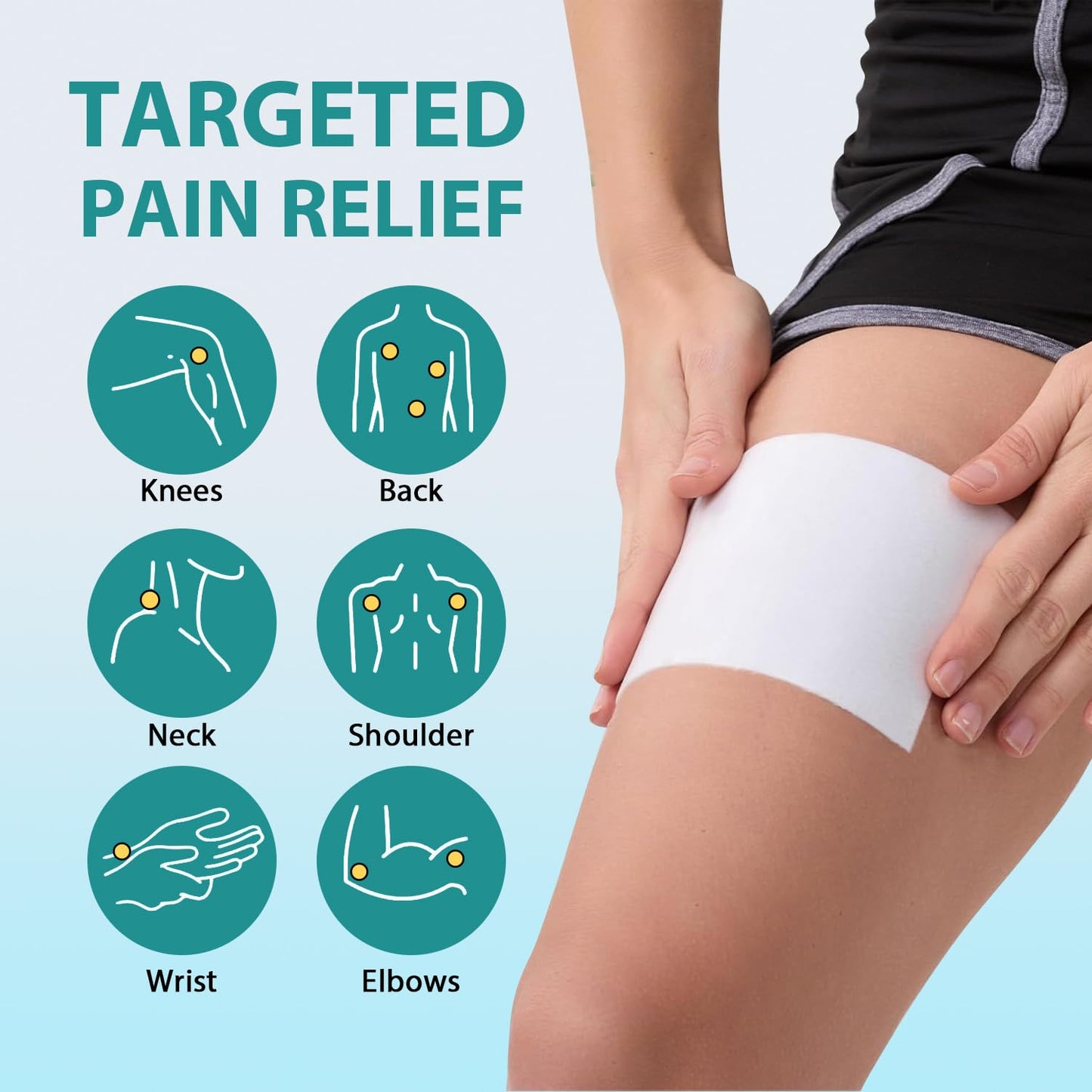 KD 4% Lidocaine Pain Relief Patches: Maximum Strength Lidocaine Patch for Back, Neck, Shoulder, Knee Pain, and Muscle Soreness – Large 3.9” x 5.5” (7 Count) KDBuy Supplements Australia