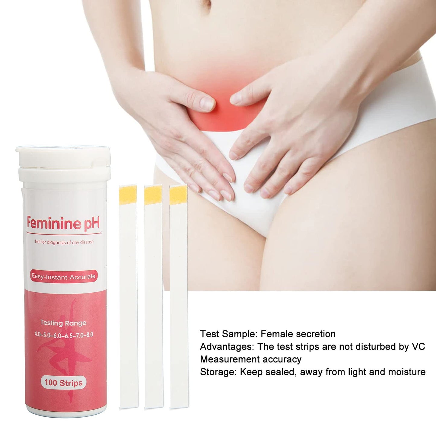 Vaginal PH Test, PH Test Strips for Testing Alkaline and Acid Levels in The Body ZJchaoBuy Supplements Australia