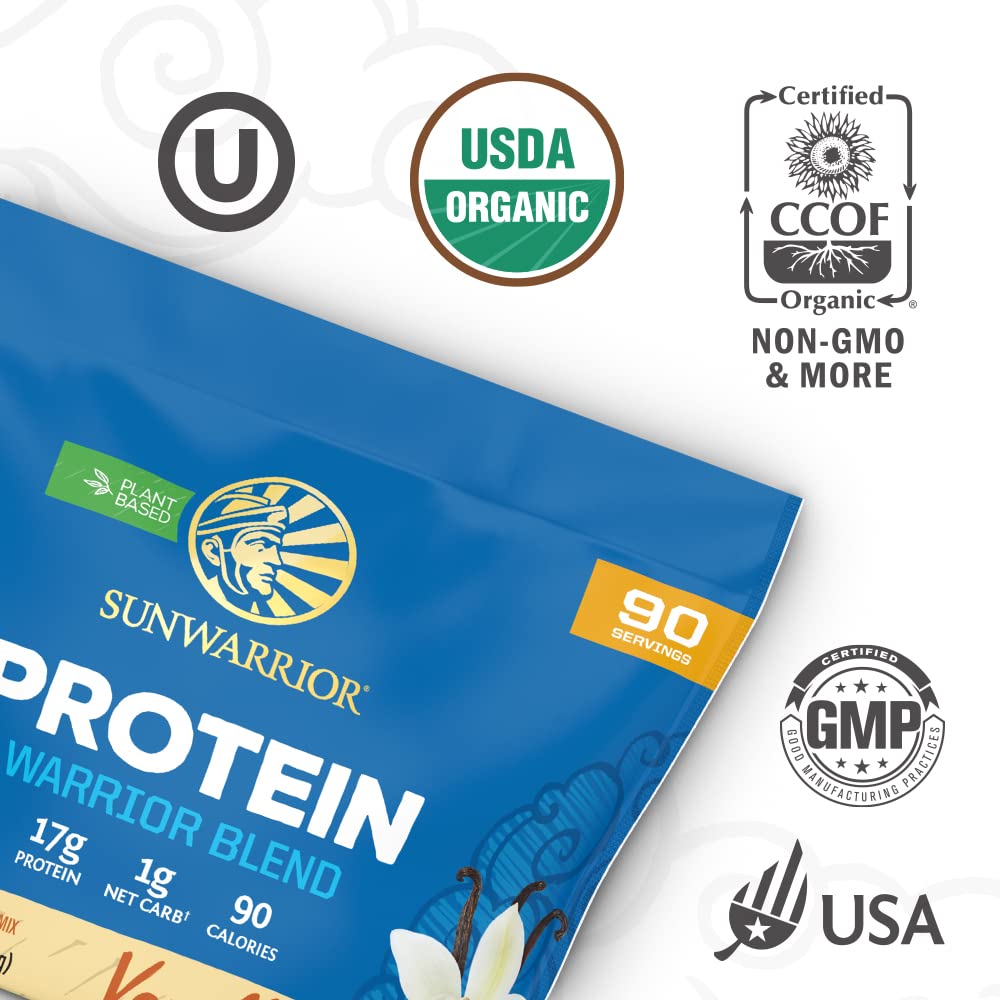 Sunwarrior Vegan Organic Protein Powder Plant-Based | BCAA Amino Acids Hemp Seed SunwarriorBuy Supplements Australia