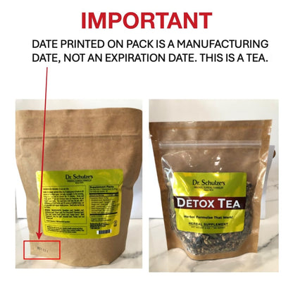 Dr. Schulze’s | Detox Tea | All Purpose Herbal Tonic | Powerful Digestive Stimulant | Dietary Supplement | Ultimate Liver Cleanse | Helps Eliminate Gas & Indigestion | Release Toxins | 6 Oz. Pack Dr. Schulze'sBuy Supplements Australia