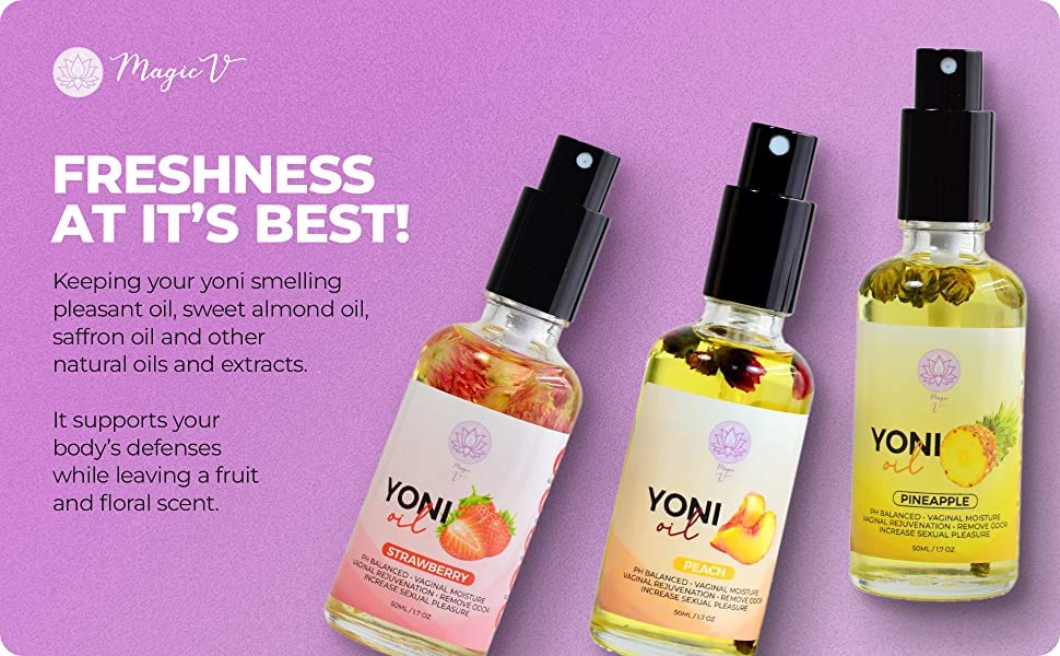 Magic V Steam V Yoni Oil Spray Organic Feminine Oil Vaginal Moisturizer For Wetness Magic V SteamBuy Supplements Australia