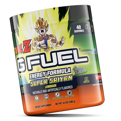 G fuel Dragon Ball Z Energy Powder, Sugar Free, Clean Caffeine Focus Supplement G fuelBuy Supplements Australia