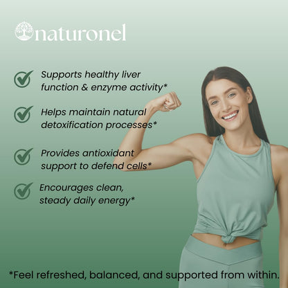 Naturonel Liver Protect – Liver Cleanse Detox & Repair | Liver Detox with Milk Thistle, Beetroot, Artichoke, Dandelion, Chicory, Yarrow, Jujube & Herbal Detox Blend | Made in USA, GMP Certified (1) NaturonelBuy Supplements Australia