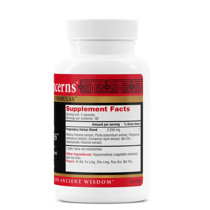 Health Concerns Drain Dampness – Kidney Support – Water Retention Relief – Chinese Herbal Formula with Alisma, Poria, Polyporus, Cinnamon – 2250 mg of a Proprietary Herbal Blend – 90 Capsules Health ConcernsBuy Supplements Australia