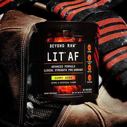 BEYOND RAW LIT AF | Advanced Formula Clinical Strength Pre-Workout Powder | Contains BEYOND RAWBuy Supplements Australia