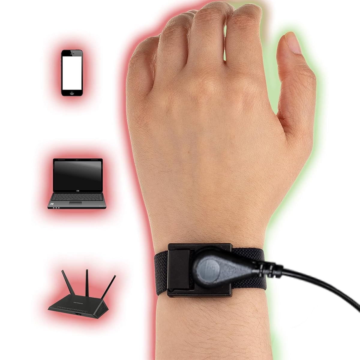 Jffszsd Grounding Wrist Strap,Grounding Cables(15ft),Anti Static Wrist Strap with 15 Feet Grounding JffszsdBuy Supplements Australia
