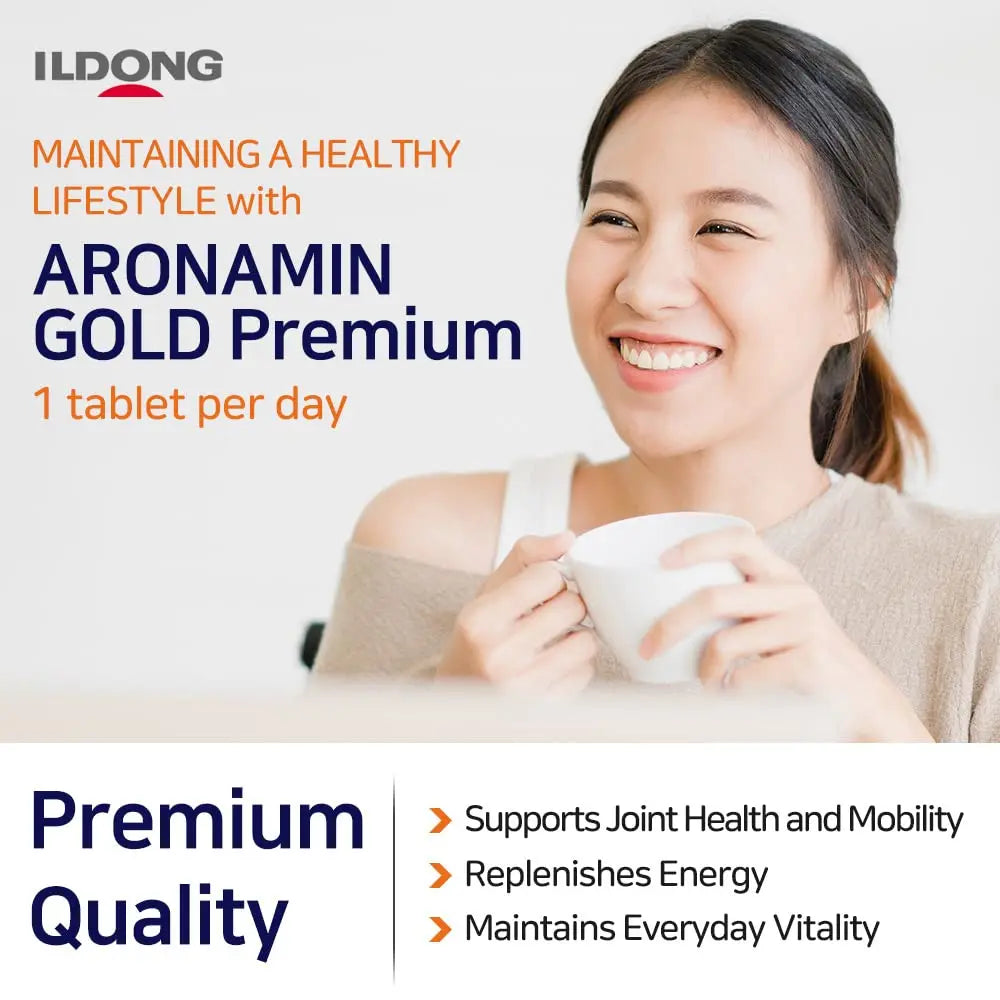 Aromamin Gold Premium Multi-Vitamin for Recovering 120 Tablets, 1 Count (Pack of 120) 아로나민Buy Supplements Australia
