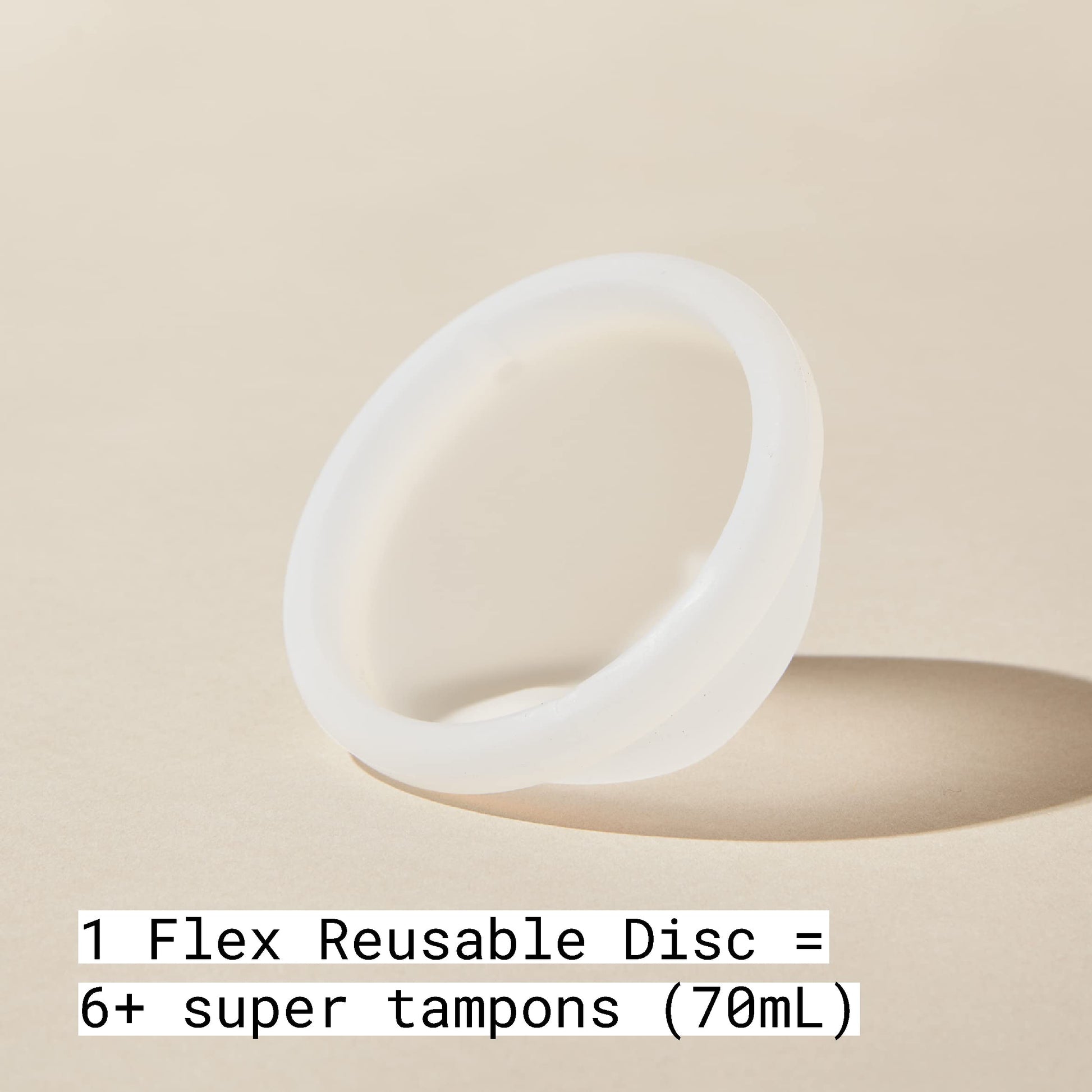 Flex Reusable Disc | Reusable Menstrual Disc | Tampon, Pad, and Cup Alternative | Capacity of 6 Super FLEXBuy Supplements Australia