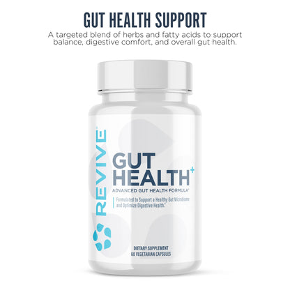 Revive MD Gut Health Supplements for Men & Women - Daily Gut Repair & Digestive Health Support Formula with Thyme, Oregano & Milk Thistle