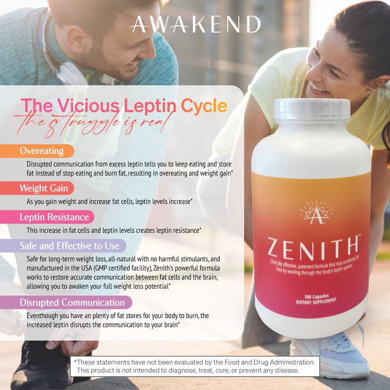 Awakend Leptin Supplement - Start Taking No Stimullants, All Natural Polysaccharides AWAKEND NATIONBuy Supplements Australia