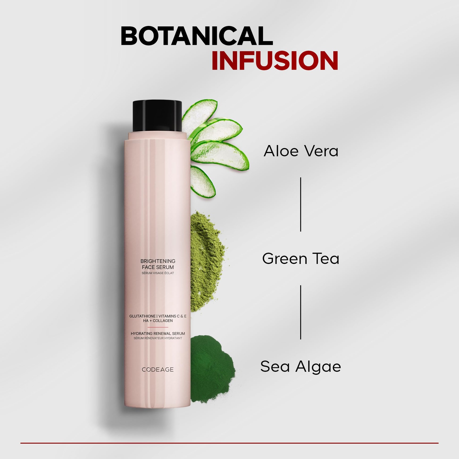 Maison Rouge Brightening Face Serum Refill by Codeage – Glutathione, Vitamin C, E, Hyaluronic Acid & Collagen – Radiance & Antioxidant Support – Paraben-Free – For All Skin Types – 1.7 fl oz CodeageBuy Supplements Australia