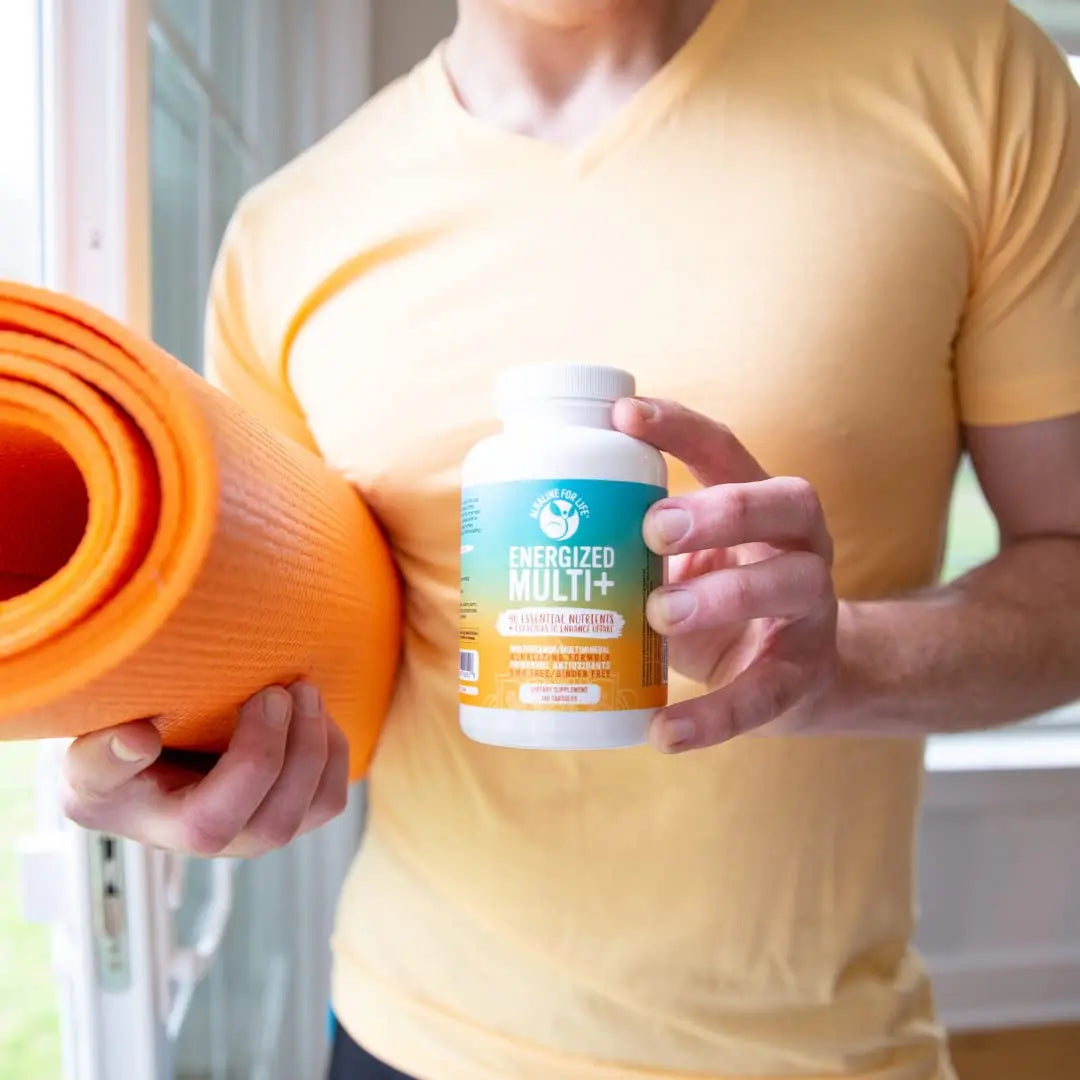 Energized Multi - Potent Multivitamin with 40 Fully Bioavailable Nutrients B Complex Vitamins, Vitamin D, Vitamin C, Vitamin K, Zinc, Quercetin Alkaline for LifeBuy Supplements Australia
