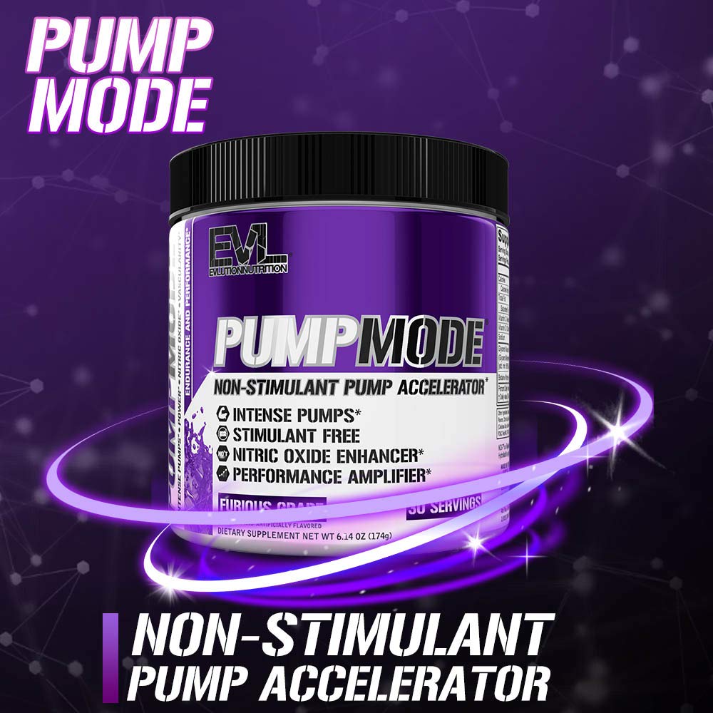 EVL PumpMode Nitric Oxide Supplement - Nitric Oxide Booster Pump Pre Workout Powder EvlutionBuy Supplements Australia