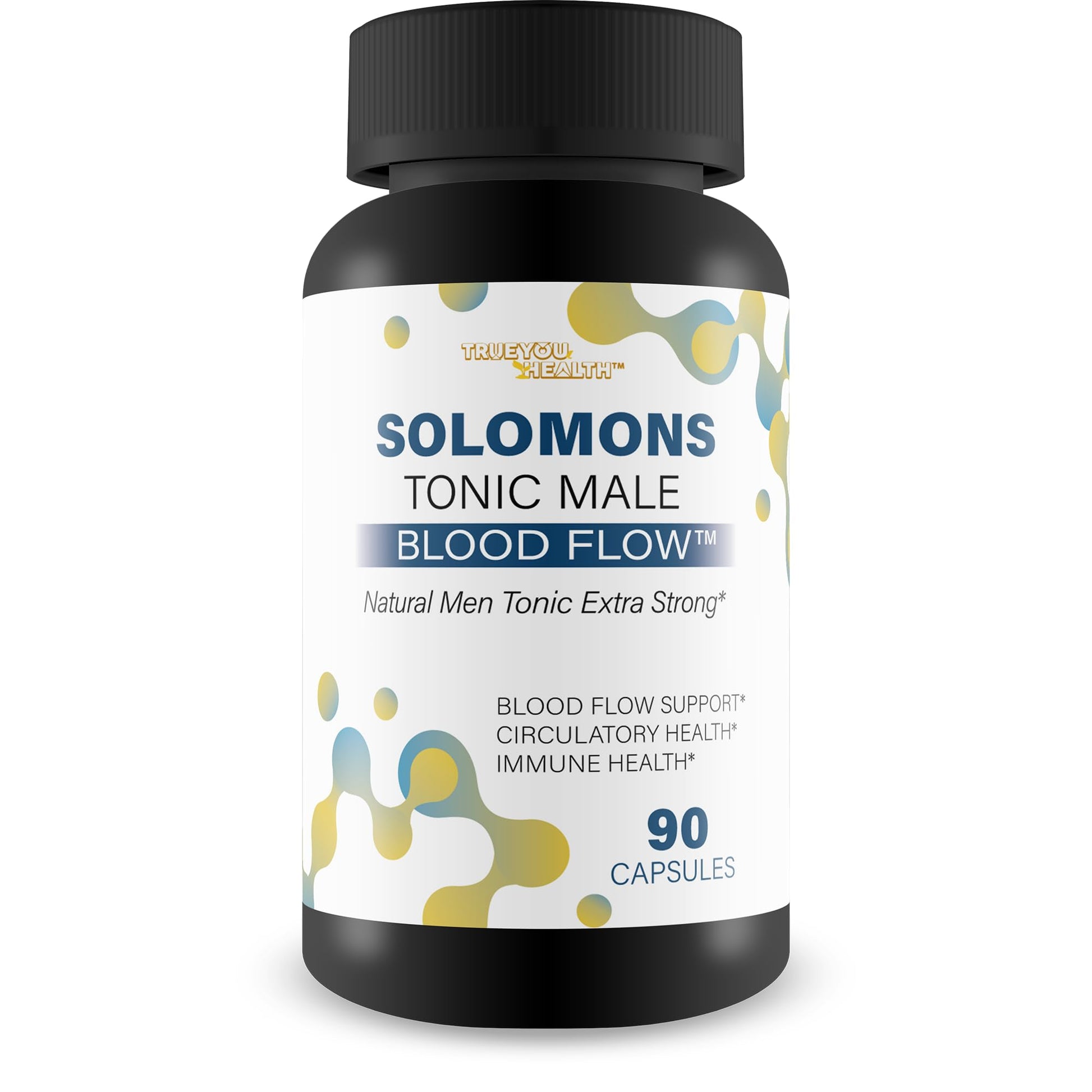 Solomons Tonic - Our Best Mens Blood Flow Supplement - Good Blood Flow Support - Male Blood Flow Capsules - Max Blood Flow Pills - Blood Circulation Supplements for Men - Male Blood Circulation Pills True You HealthBuy Supplements Australia