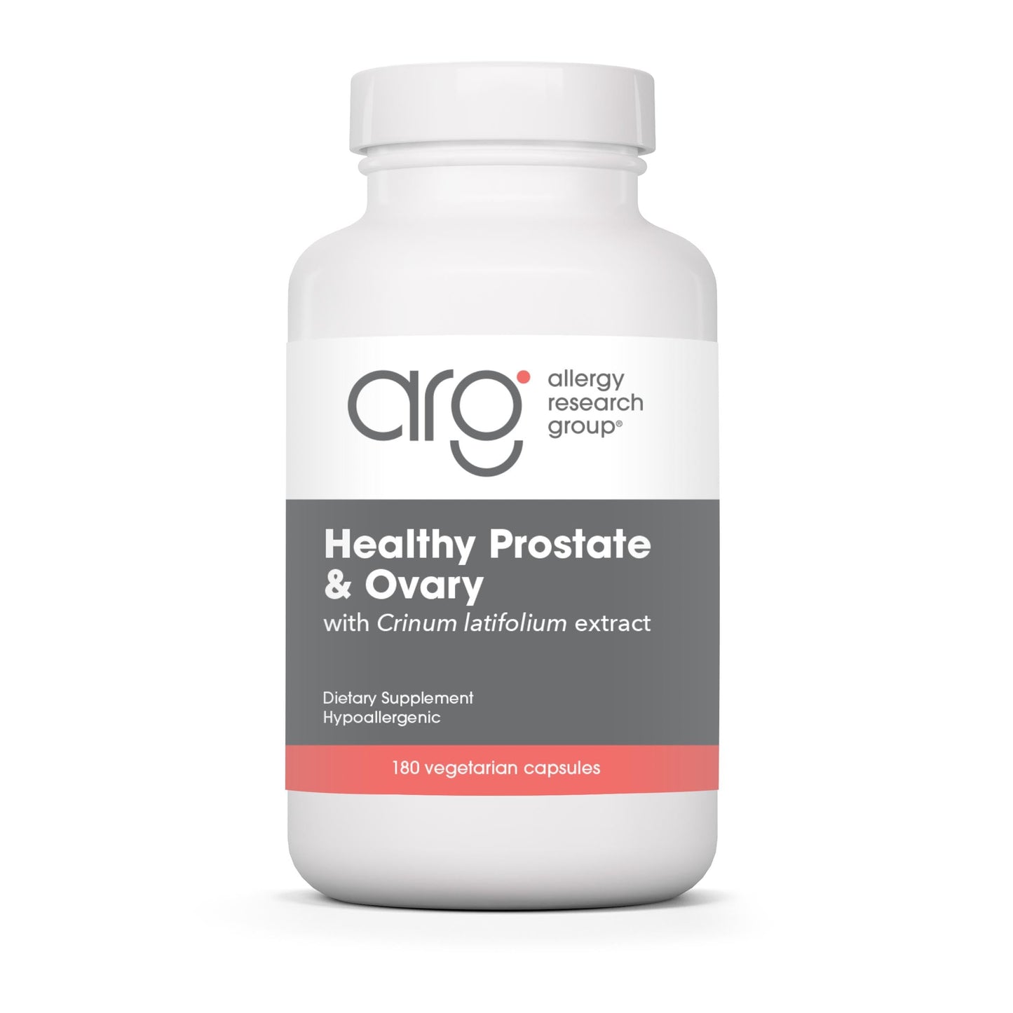 Allergy Research Group Healthy Prostate & Ovary - Traditional Chinese & Vietnamese Herbal Blend with Crinum Latifolium - Supports Reproductive Tissue & Immune Balance - 60 Servings - 180 Capsules Allergy Research GroupBuy Supplements Australia