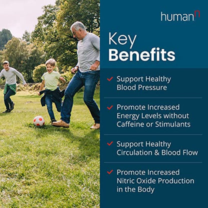 HumanN SuperBeets - Beet Root Powder - Nitric Oxide Boost for Blood Pressure, Circulation & Heart Health Support - Non-GMO Superfood Supplement - Natural Black Cherry Flavor, 30 Servings humanNBuy Supplements Australia