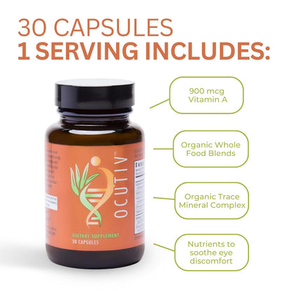 Youngevity Ocutiv™ - Eye Vitamin & Mineral Supplement - Contains Vitamin A, C, E, Zinc, Bilberry, Lutein, Lycopene, Zeaxanthin, Astaxanthin - 30 Capsules YoungevityBuy Supplements Australia