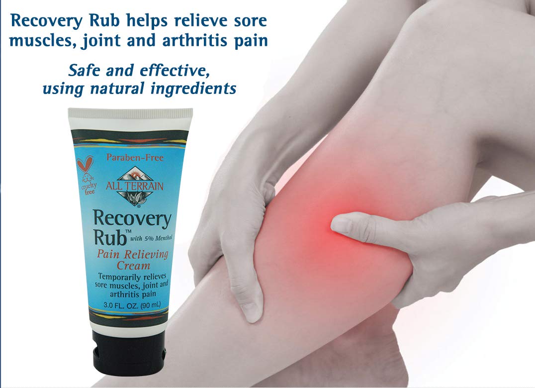 All Terrain Recovery Rub Soothing Massage Cream 3oz, Natural Relief for Muscle Aches and Pains All TerrainBuy Supplements Australia