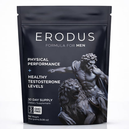 ERODUS Formula for Men - Advanced Testosterone Support Powder - Energy & Gym Supplement for Men - Supports Healthy Testosterone Levels & Physical Performance - with Ashwagandha (30 Day Supply) ERODUSBuy Supplements Australia