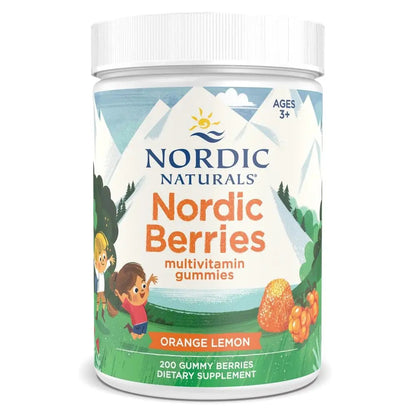 Nordic Naturals Nordic Berries, Citrus - 200 Gummy Berries - Great-Tasting Multivitamin for Ages 2+ - Growth, Development Nordic NaturalsBuy Supplements Australia