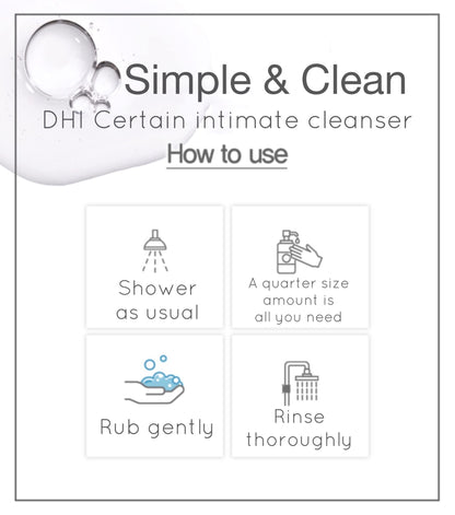 DHI PROBIOTIC Certain Intimate Wash for Men with 3 kinds of probiotics plus 20 Premium Natural DHIBuy Supplements Australia