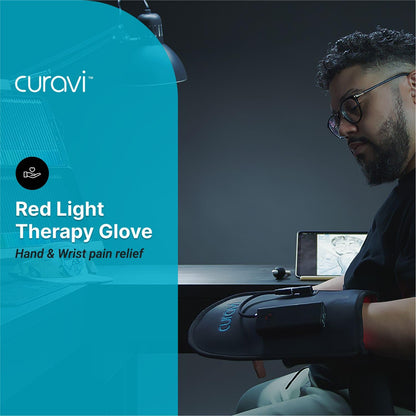 CURAVI Wellness Glove - Enhanced Comfort & Support for Hands and Wrists with Advanced Red CURAVIBuy Supplements Australia