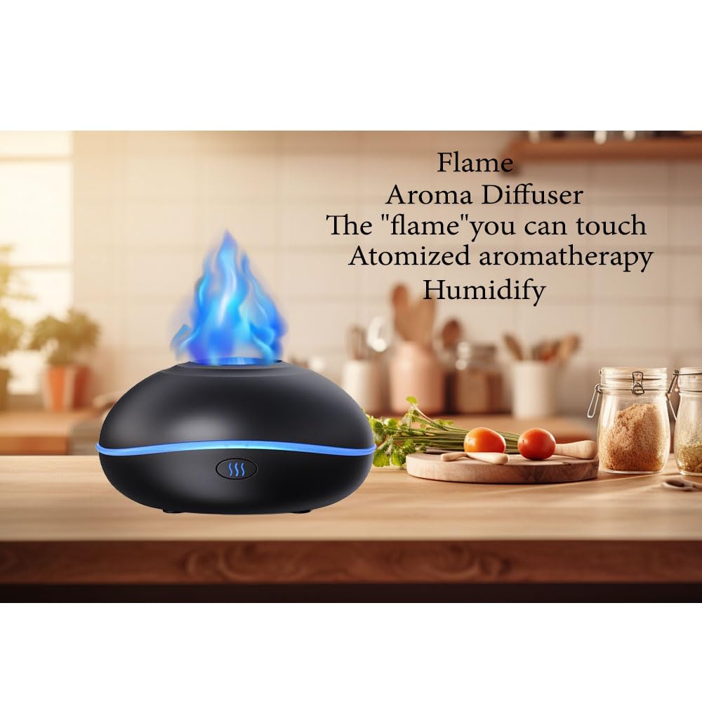 Lotnafee Colorful Flame Fire Diffuser Humidifier, Upgraded Scent Diffuser for Essential Oils Home,Office,Yoga LotnafeeBuy Supplements Australia