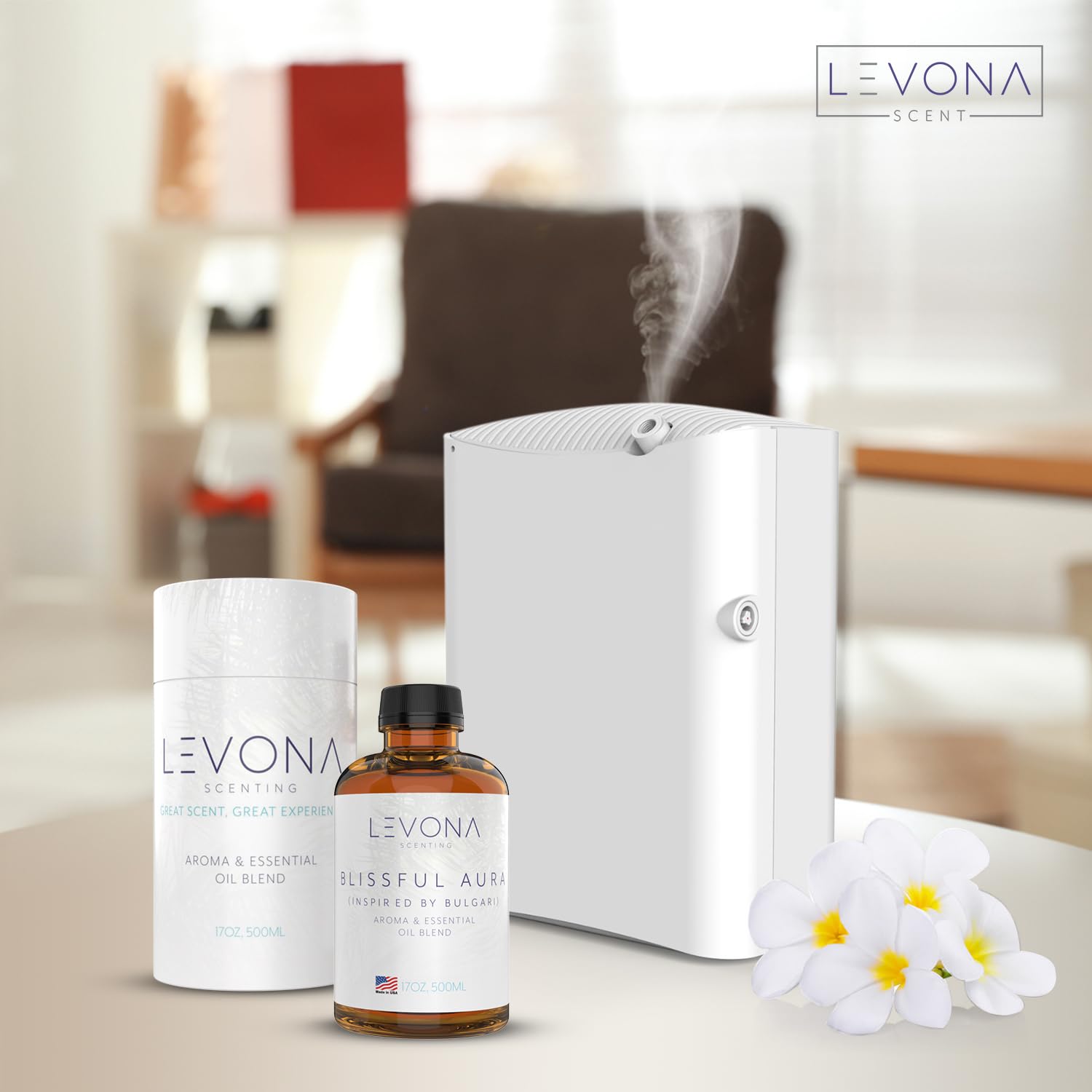 Levona Scent Essential Oils for Diffuser: Blissful Aura Inspired by Bulgari with Notes of Amber LEVONA SCENTBuy Supplements Australia