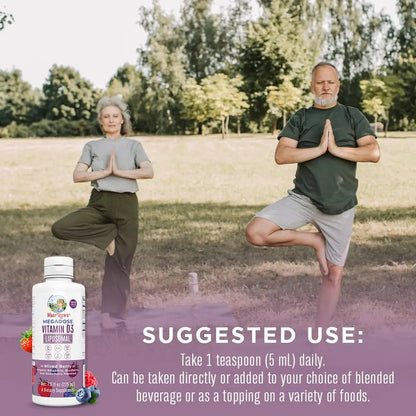 MaryRuth Organics Kids Multivitamin Liposomal (Strawberry Cherry & Vanilla) & Vitamin D3 Liposomal (Mixed Berry) Clean Label Project Verified MARYRUTH'S