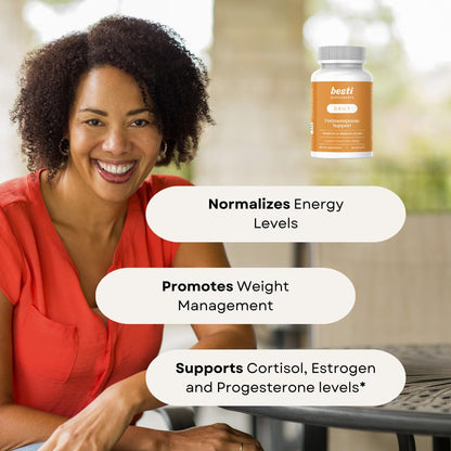 Besti Supplements Daily Perimenopause Support – Probiotic & Prebiotic Blend – Supports Overall Well-Being – 90 Capsules BestiBuy Supplements Australia