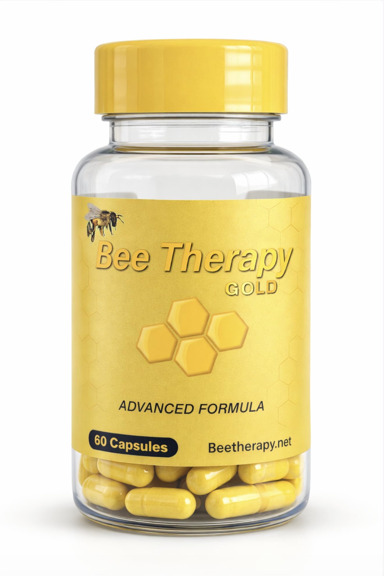 Natural Supplement - Bee Therapy Gold Venom Apitoxin Manuka Honey - Supports Inflammation & Mobility - Neck and Backache - Supports Joints & Muscles- Sprains, Bruises and Strains - Pack 1 60 Capsules Aus HealthcareBuy Supplements Australia