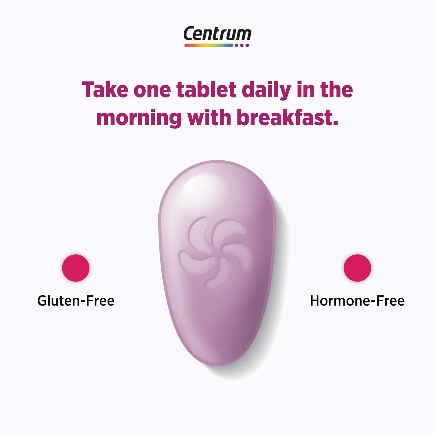 Centrum Complete Multivitamin Supplement + Hot Flash Support Menopause Support Tablets, with Clinically Studied geniVida, 30 Count Centrum