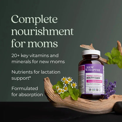 New Chapter, Postnatal Vitamins Lactation Supplement, Complete Multivitamin with Fermented Vitamin D3 + B Vitamins New ChapterBuy Supplements Australia