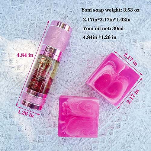 Matchone 3 PCS Yoni Soap Bar & Essential Oil, PH Balance Eliminates Odor Heals and Soothes MatchoneBuy Supplements Australia