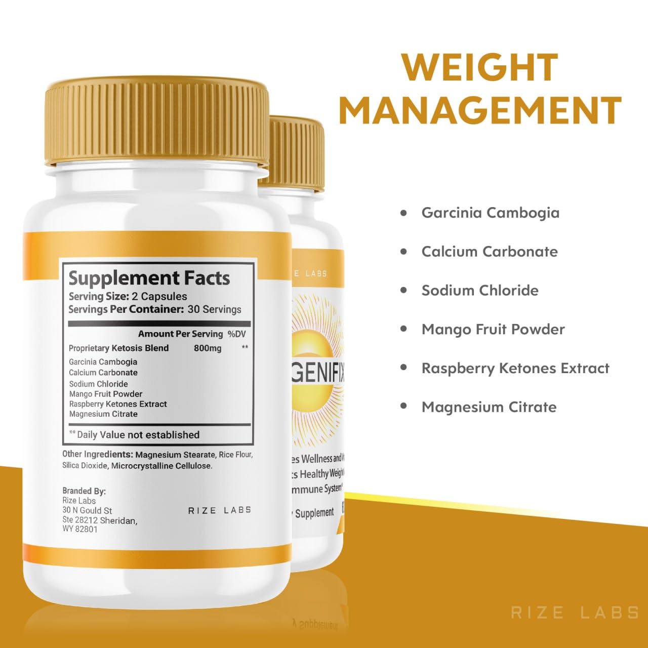 rize labs (2 Pack) Progenifix Weight Loss Supplement, Progenifix Capsules Total Body Wellness rize labsBuy Supplements Australia