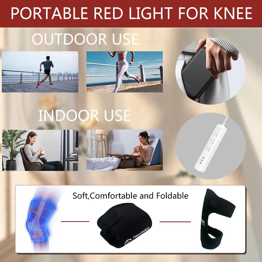 Foyuankin 660nm Red Light Therapy Pad for Joints, 850nm Infrared Light Benefits for Joint FoyuankinBuy Supplements Australia