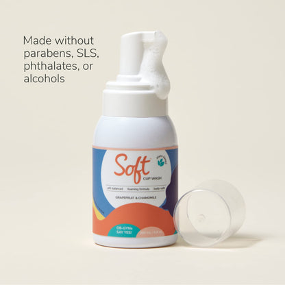 Soft Cup Wash | Menstrual Cup Cleanser for Silicone Period Cups | 6.8 oz | pH-Balanced SoftcupBuy Supplements Australia