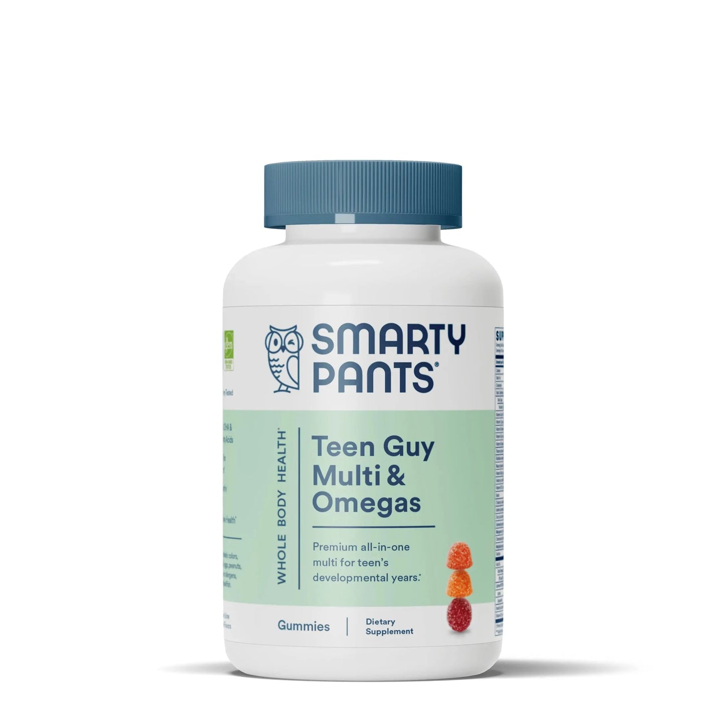 SmartyPants Women's Multivitamin Gummies, Sugar Free: Biotin, Methylfolate, Omega 3 (ALA), Vitamin D & Teen Guy Multivitamin Gummies: Omega 3 Fish Oil (EPA/DHA), Vitamin D3, C, Vitamin B12, B6 SmartyPantsBuy Supplements Australia