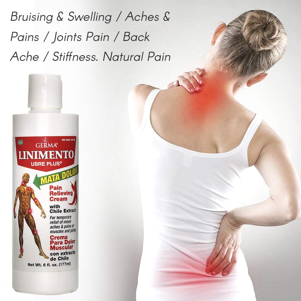 Germa Liniment Udder Plus. Natural Topical Analgesic Ointment. Relief for Pain and Aches in Joints and Back. With Chile Extract. 6 oz GermaBuy Supplements Australia