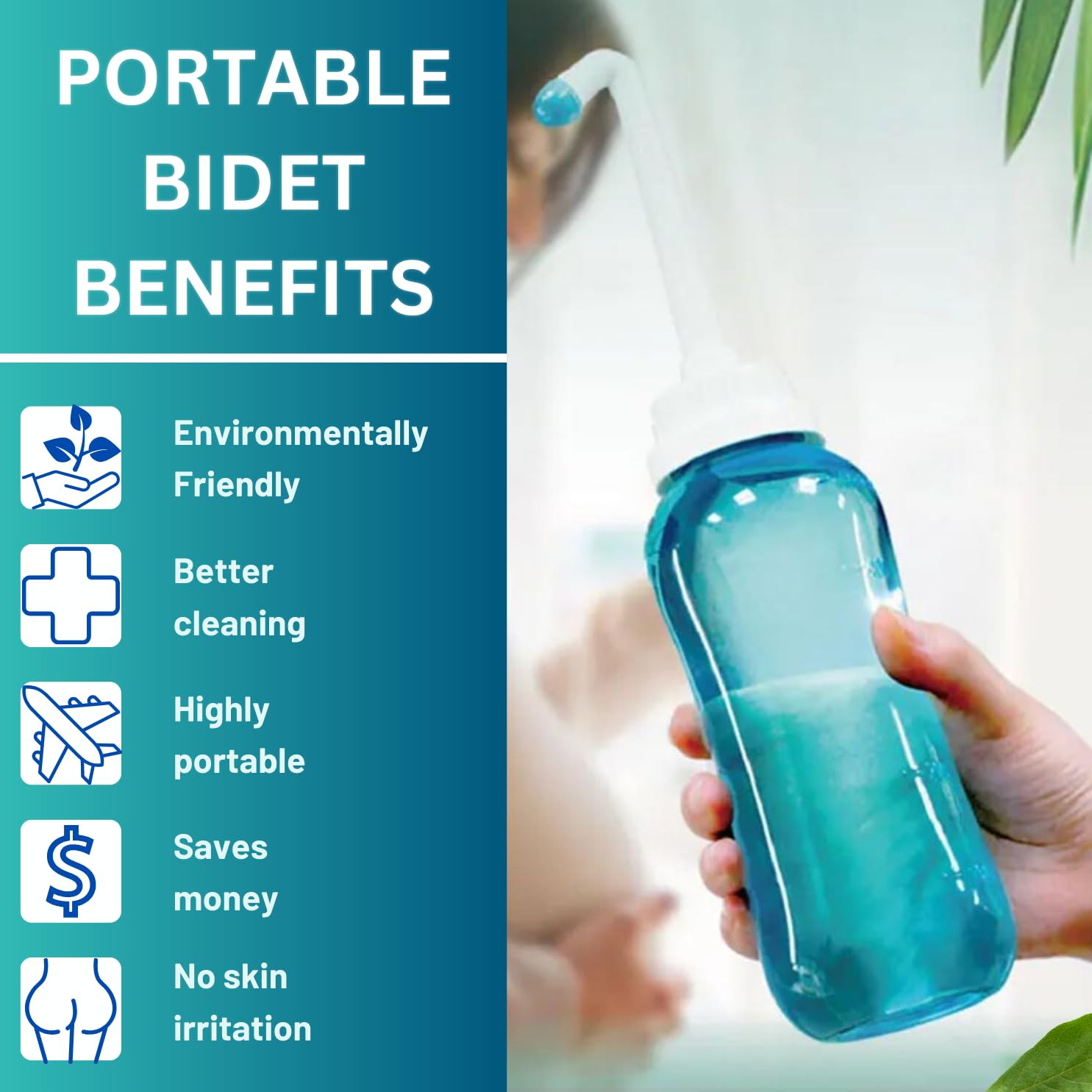 Peri Bottle , Squeeze-Free Portable Bidet for Postpartum Essentials, Peri Bottles for Feminine Hygiene TICALBAKBuy Supplements Australia