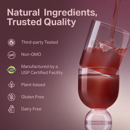 Proper, The Purples Nutrient-Dense Superfood Powder - Antioxidant Supplement and Cellular Support – Acai, Amla, Blueberry, Vitamin C, B Vitamins & More - Enhanced with Prebiotic Fiber & Probiotics ProperBuy Supplements Australia