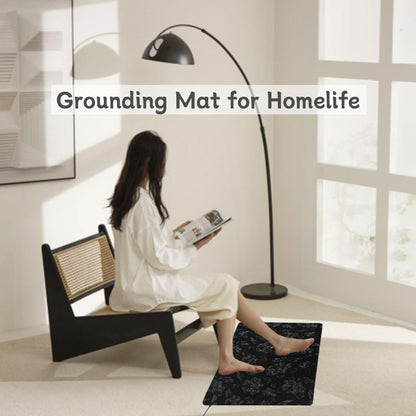LOSUVERO Grounding Mat for Bed, 33.5x23.5Floral Printed Grounding Pad for Health Therapy, Efficient Sleep LOSUVEROBuy Supplements Australia