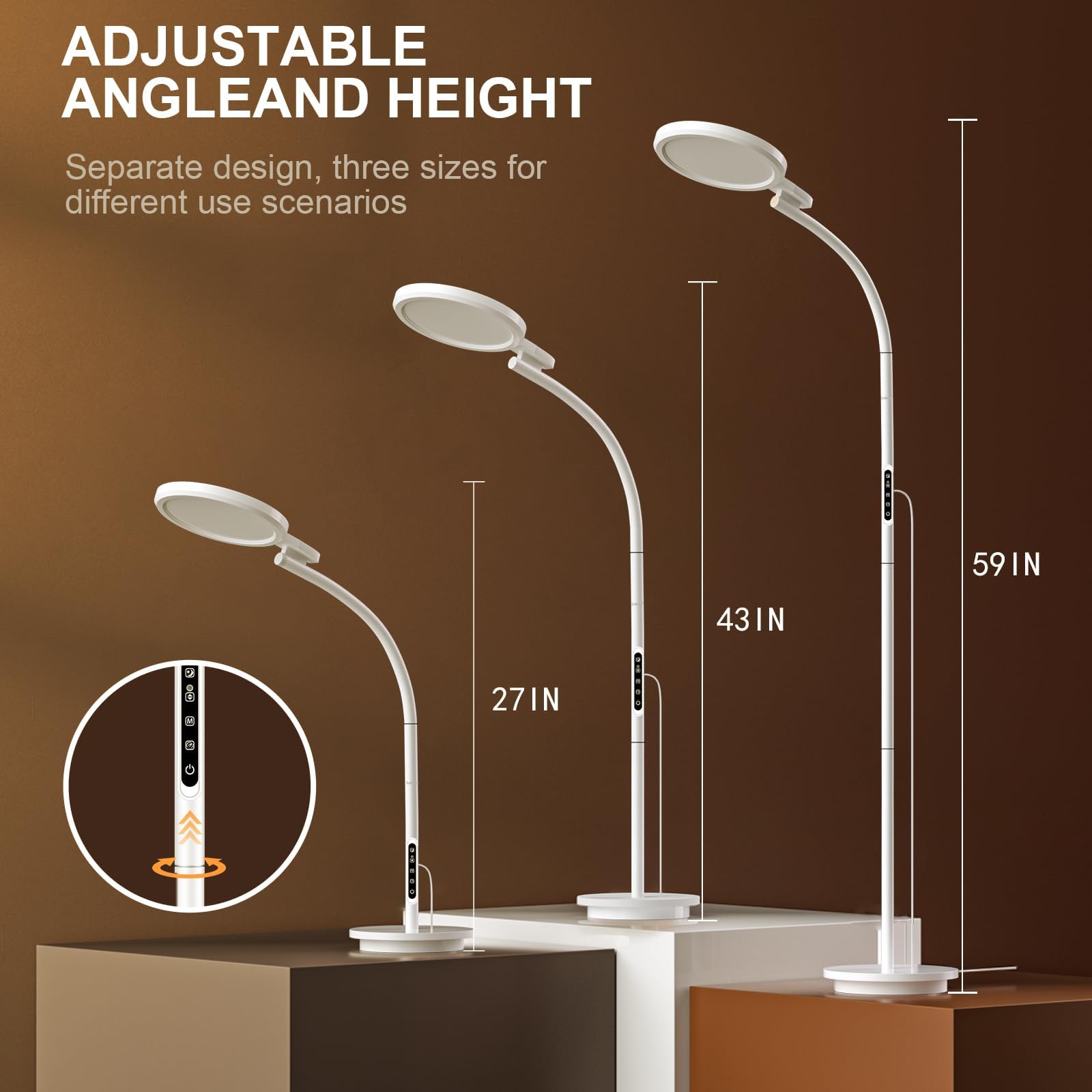 Sunlamlux Light Therapy Lamp, UV-Free Sun Light Therapy Lamp, 10000 Lux Floor Lamp SunlamluxBuy Supplements Australia