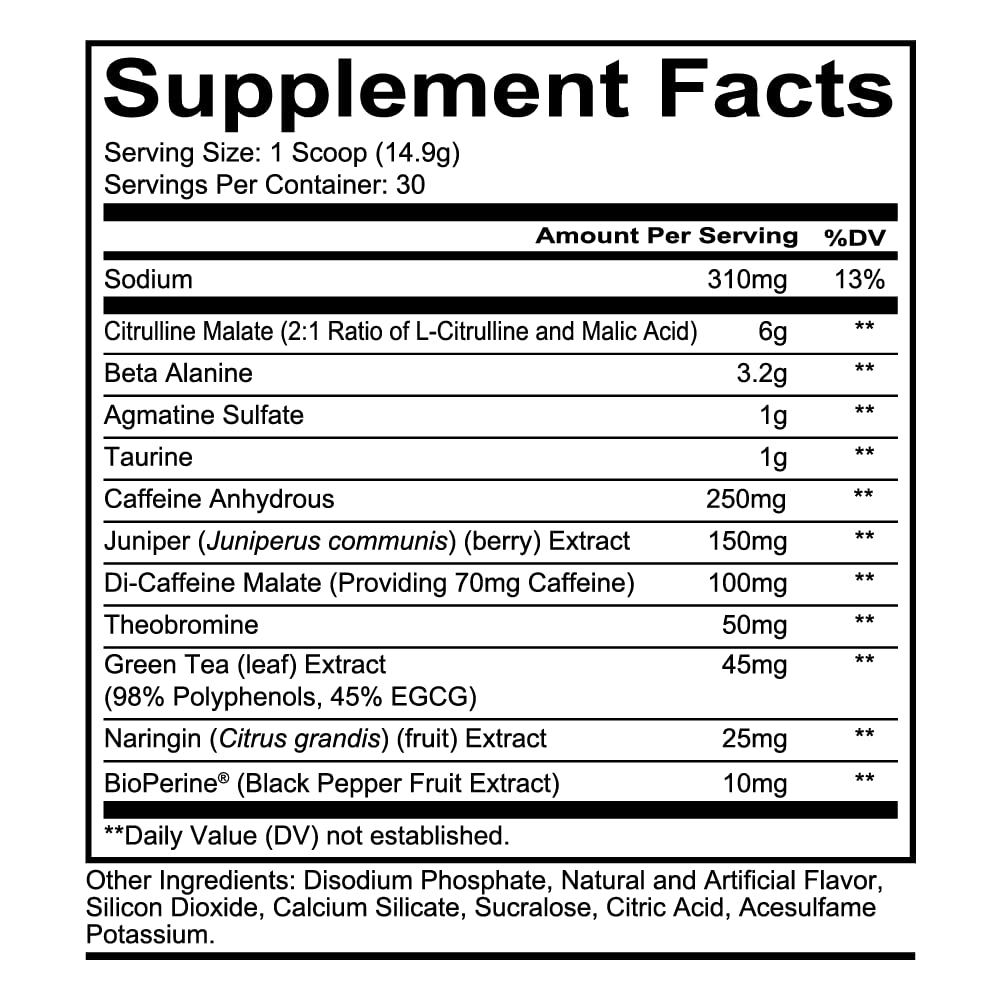 REDCON1 Total War Preworkout - Contains 320mg of Caffeine from Green Tea, Juniper REDCON1Buy Supplements Australia